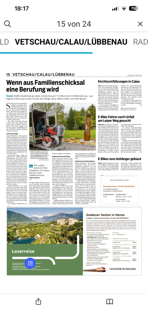 Eine Spreewälder Unternehmensgründung, inspiriert vom eigenen Schicksal