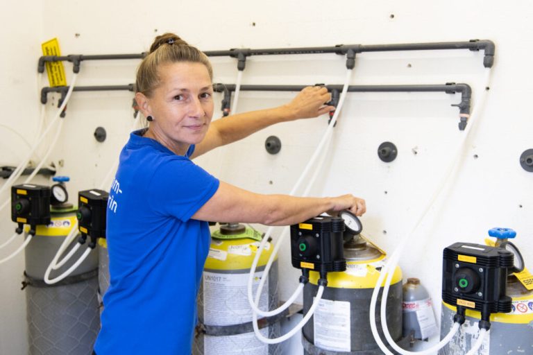 Janny Gerstenbergers letzte Arbeitswoche und letzte Saison – Vetschauer Bademeisterin verlässt nach 14 Sommern das Freibad.
